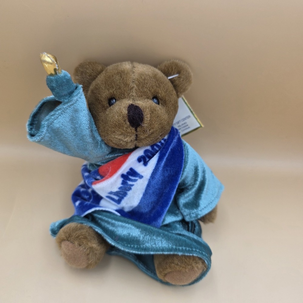 Liberty 2000 Limited Edition Jointed Bear 9" Statue‎ Of Liberty Gift B2-8